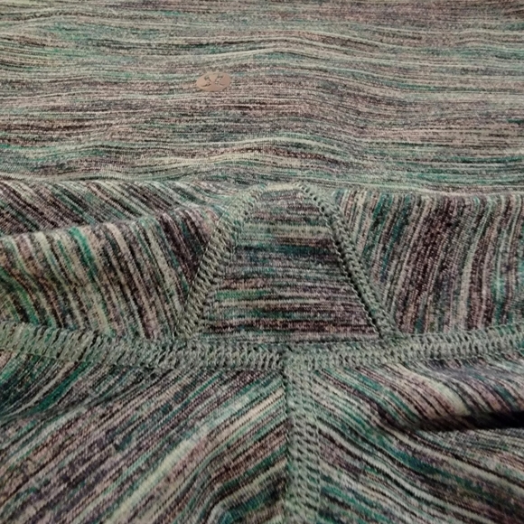 Lululemon | Wunder Under Hi-Rise Space Dye Camo Alberta Lake Fresh Teal Size 6 - Picture 7 of 10